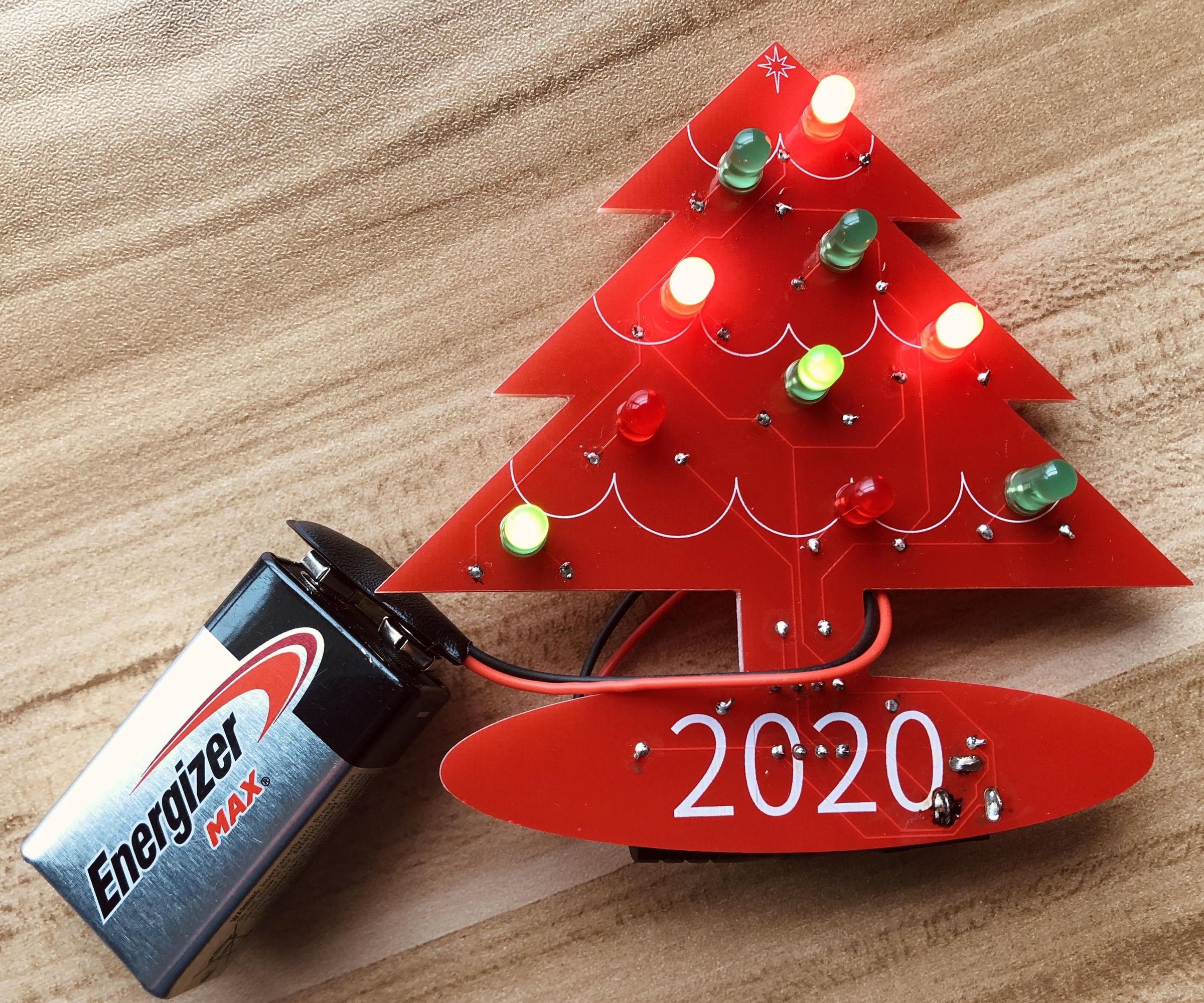 PCB Flashing Tree Decoration