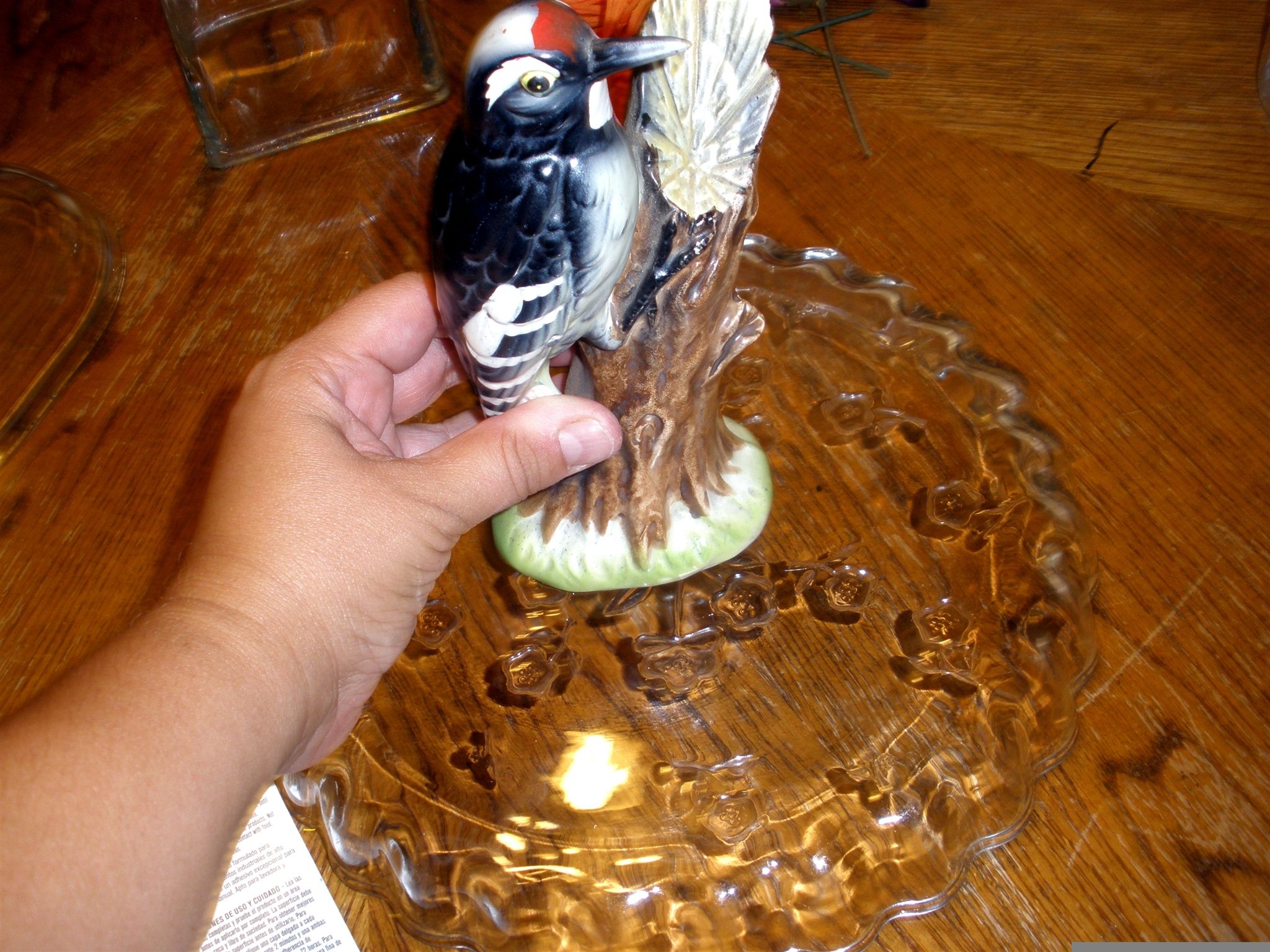 Glassware Bird Bath, Feeder, or Plant Stand Instructables