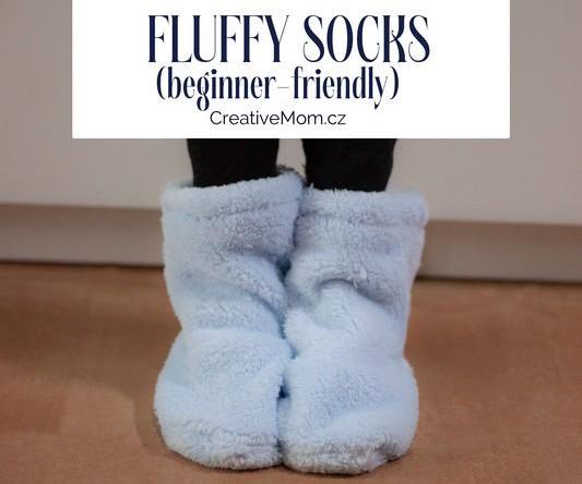 crochet fluffy socks
