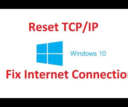 How to Reset TCP/IP Internet Connection Windows 10 / 8![Easy] 