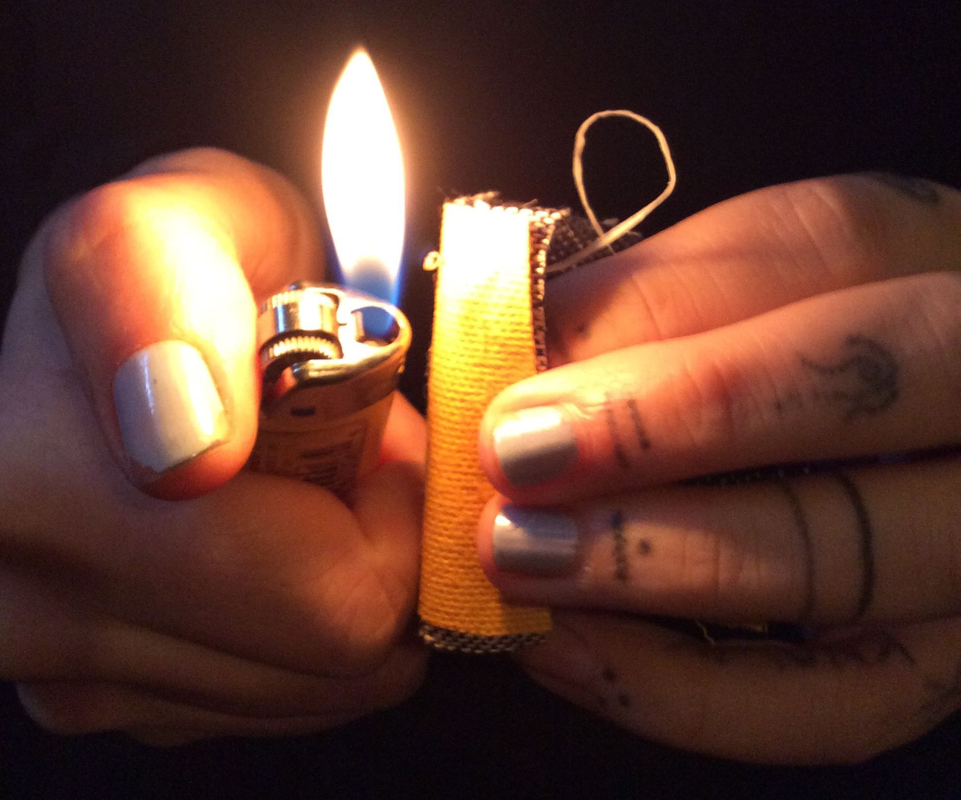 How to Sew With Dental Floss