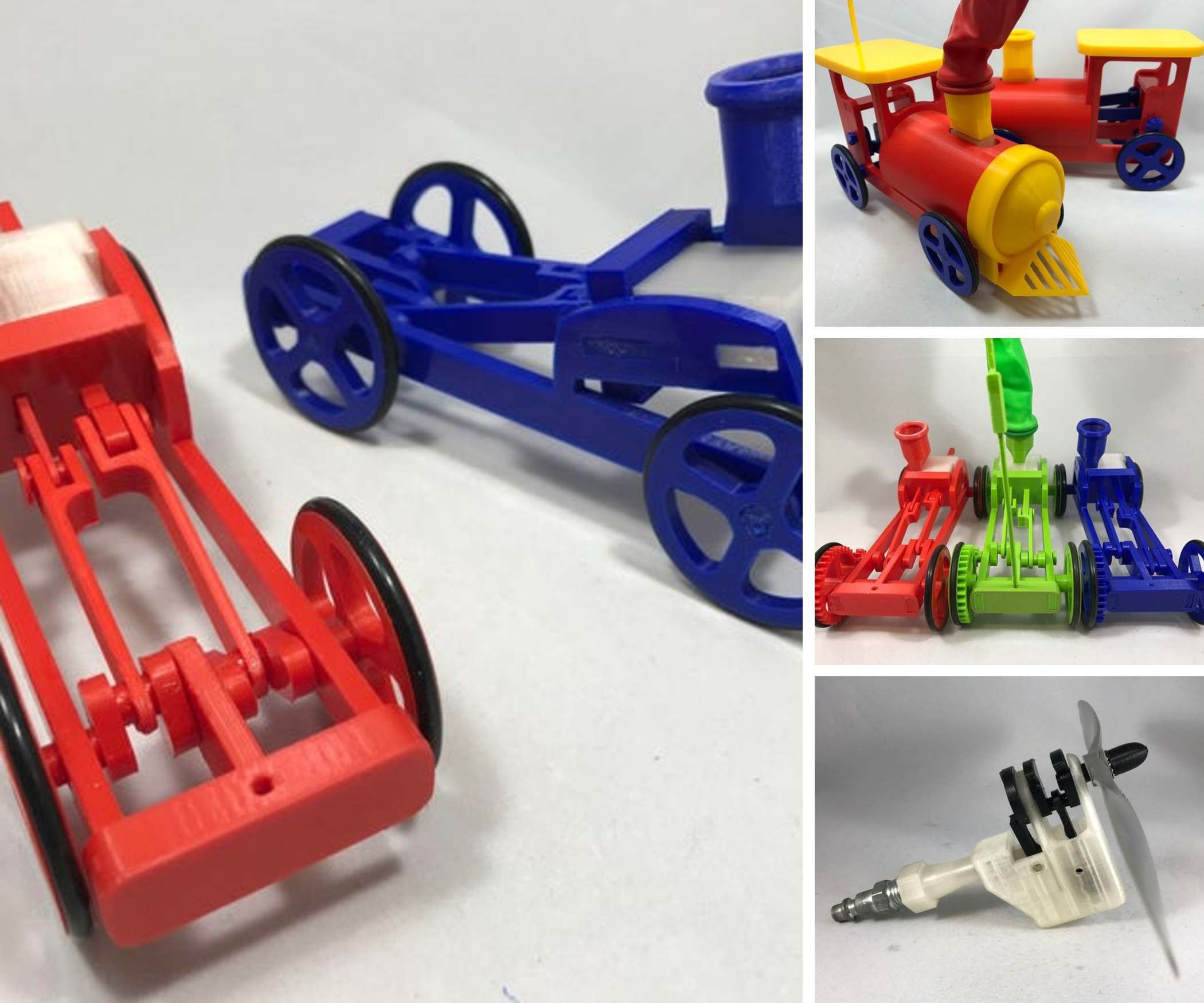 Air Powered Cylinder Engine - 3D Print