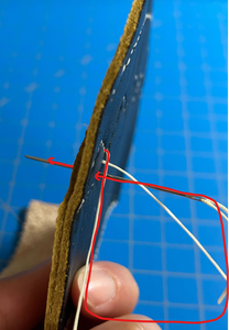 Stitching Details on the Scales Panel