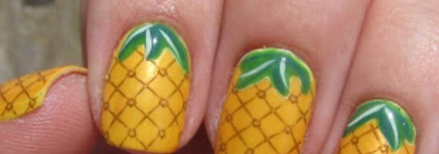 Pineapple Nails