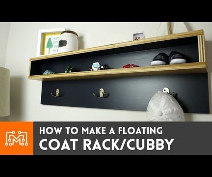 How to make a floating coat rack/cubby