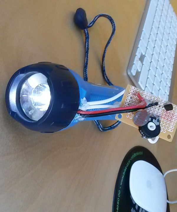The Torch Which Switches Off When Its Dark! ;) My First Useful Invention