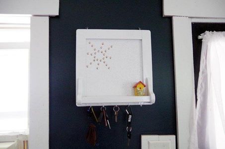 Cork Board and Key Caddy Makeover!