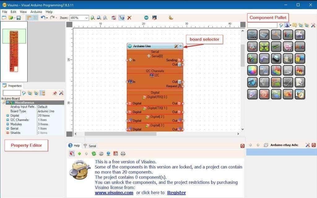 Start Visuino, and Select the Arduino MEGA Board Type Start Visuino, and Select the Arduino MEGA Board Type