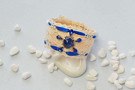 Here Is the Final Look of the Handmade Cuff Bracelet.
