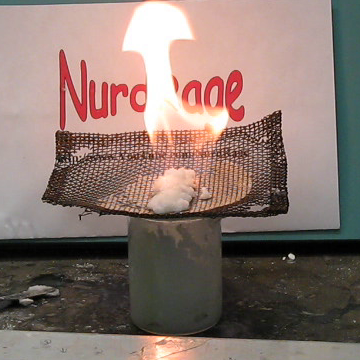 Make "Sterno" Flaming Jelly From Antacid, Vinegar and Alcohol