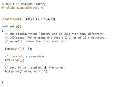 Using an LCD Screen With an Arduino 101 : 4 Steps (with Pictures ...