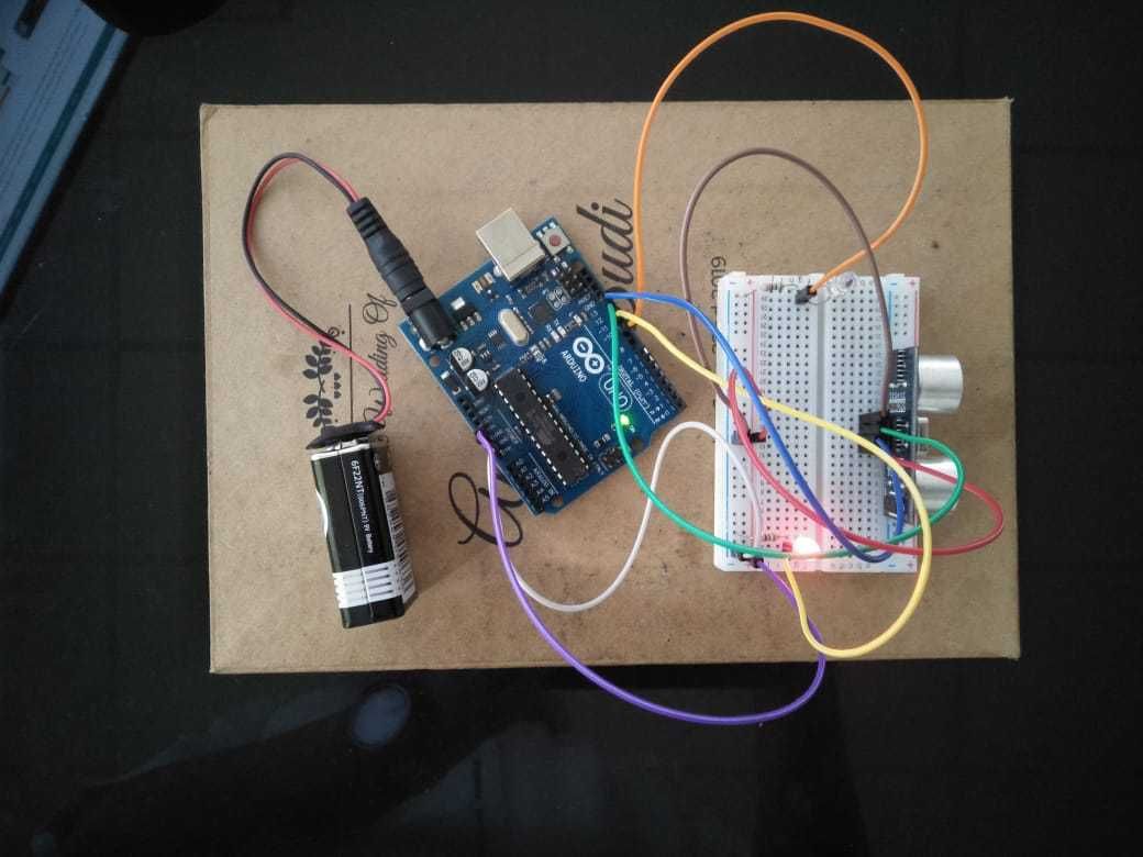 Simple Arduino and HC-SR04 Example