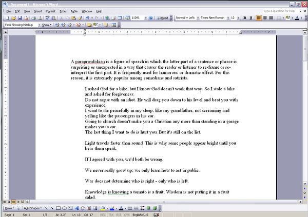 Quick Formatting With Notepad and Word : 8 Steps - Instructables