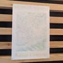 Custom Topographic Poster With Pen Plotting