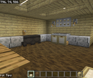 Realistic Smoke-Free Minecraft Stove Top/Oven and Sink