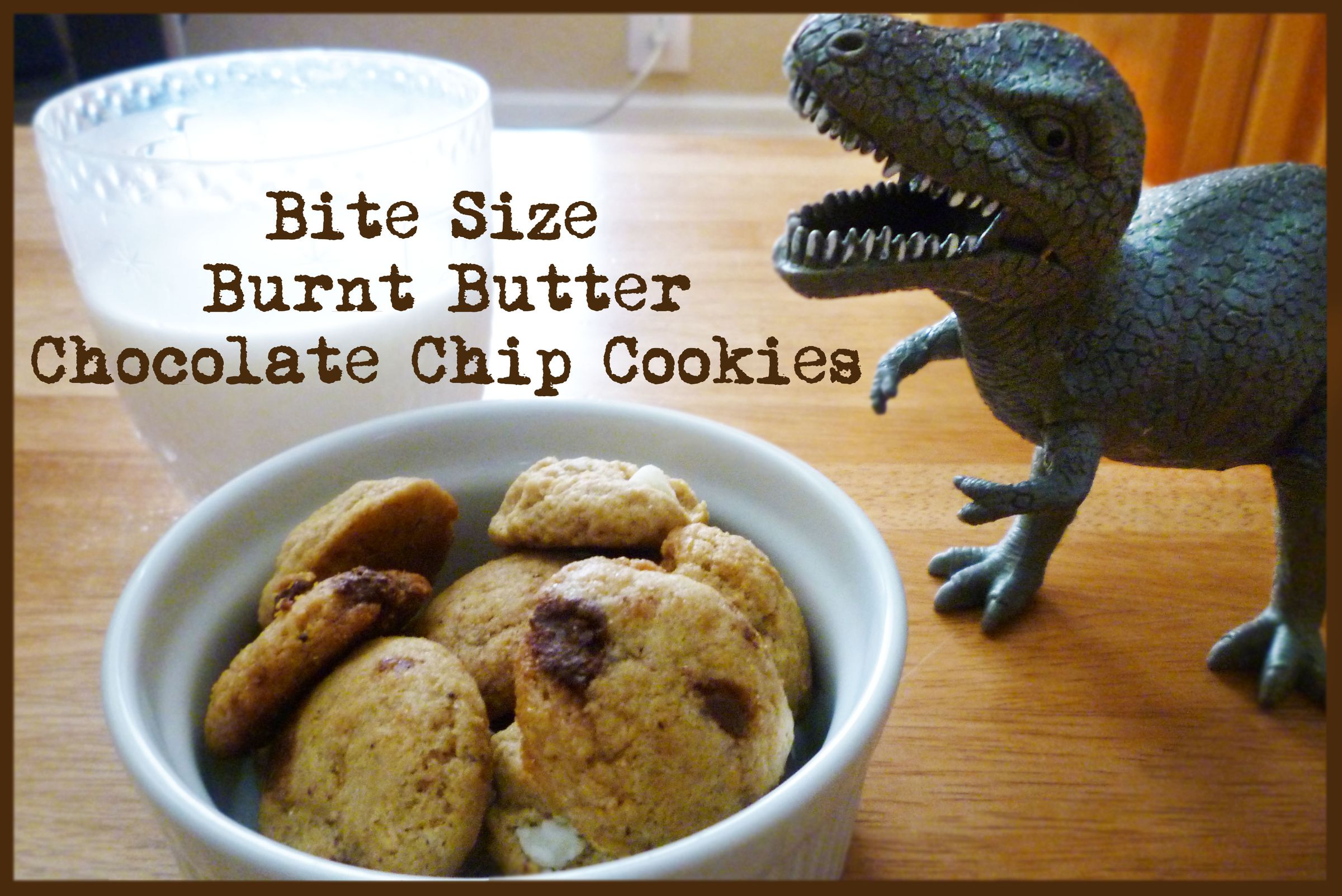 Bite Size Burnt Butter Chocolate Chip Cookies