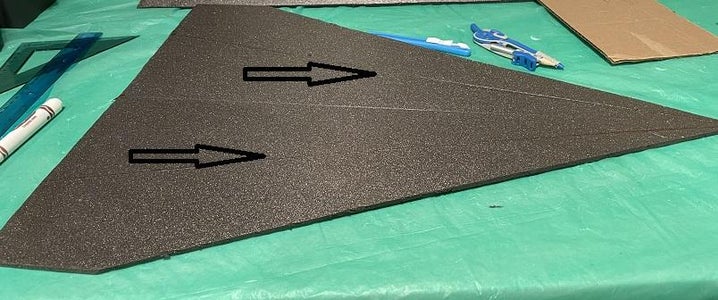 Cut Lightly to Fold Wings