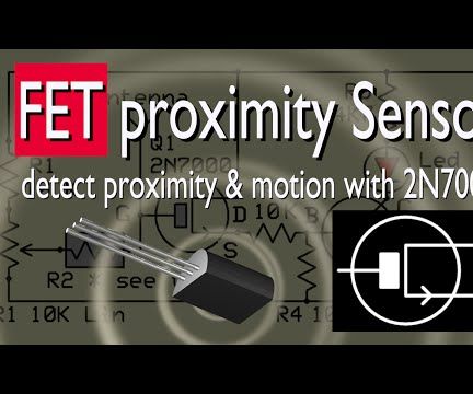Proximity Sensor With 2N7000 Mosfet 