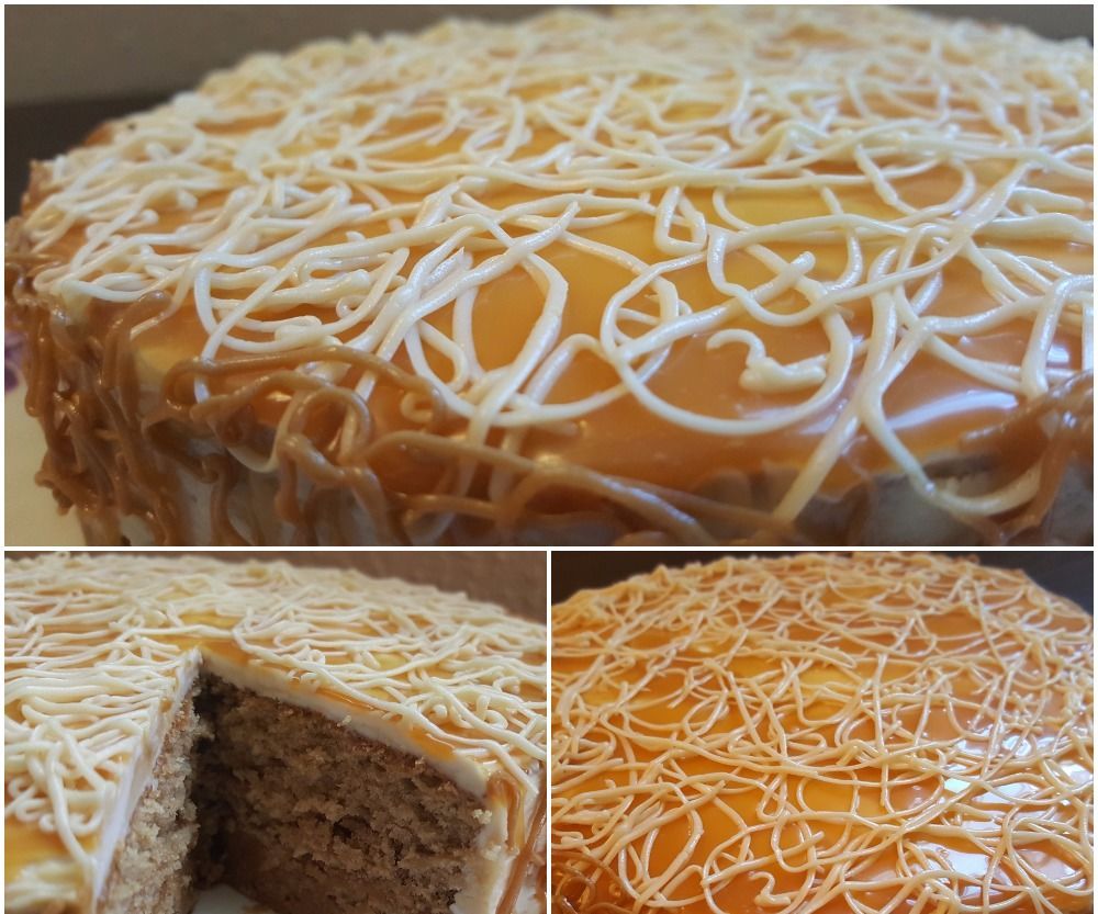 Caramel Vanilla Latte Cake
