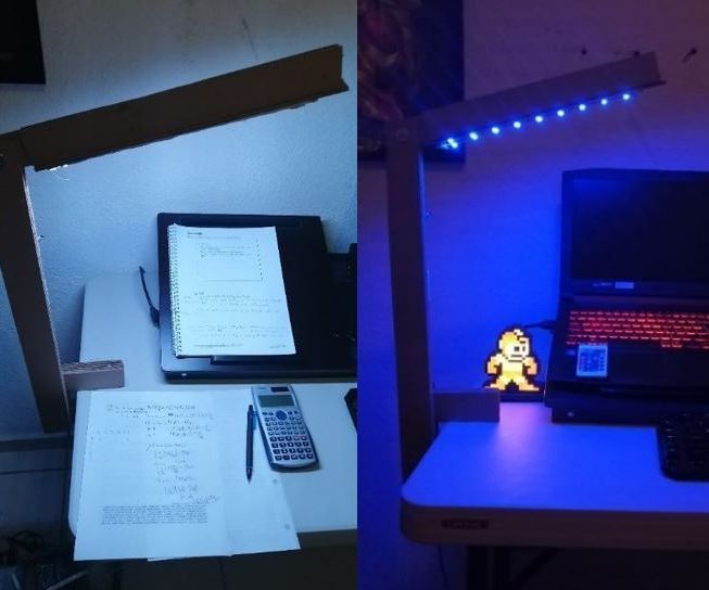 Cardboard Desk Lamp: DIY, Easy and Functional  