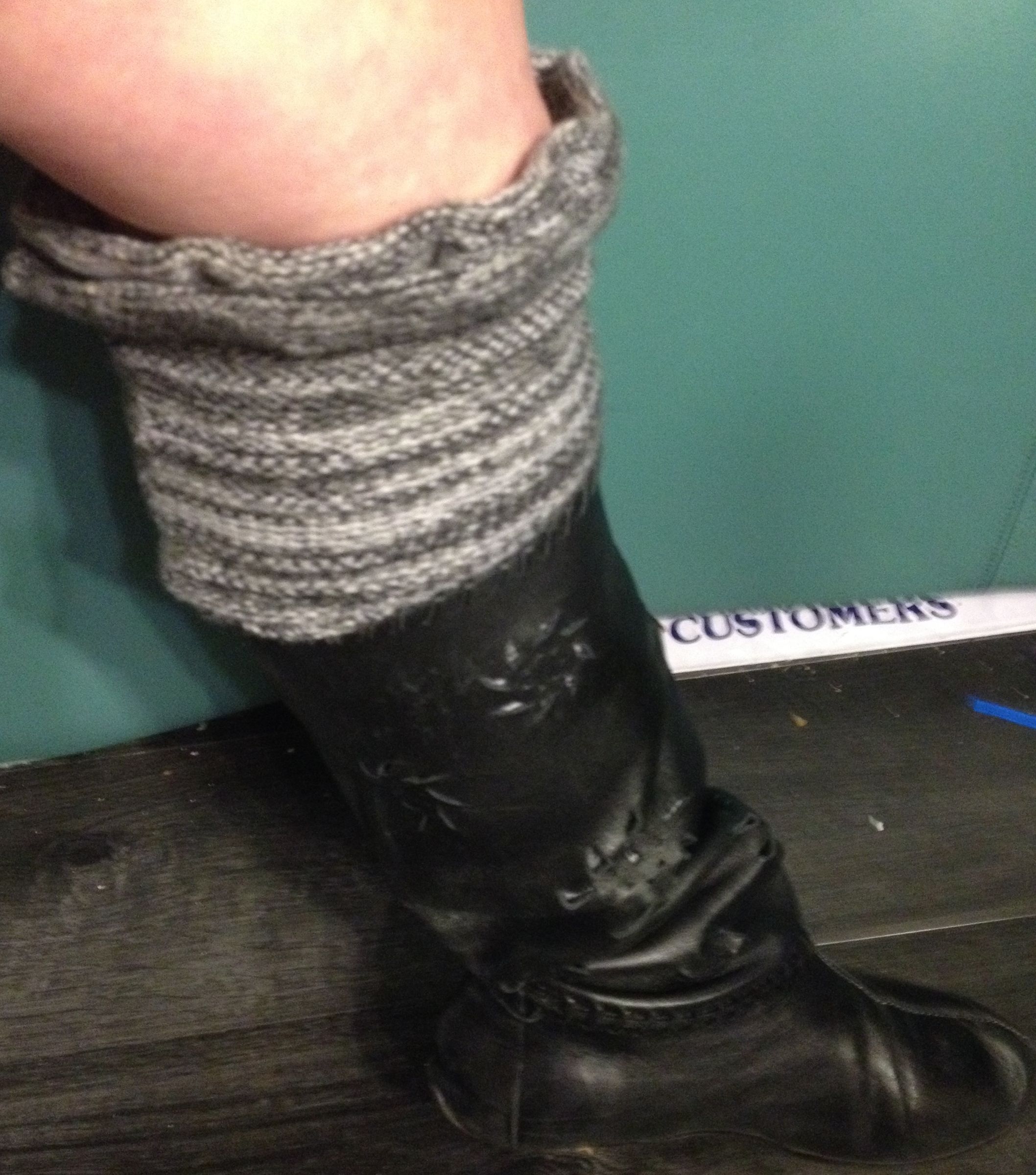 Upcycle Sweater Sleeves Into Boot Socks or Legwarmers