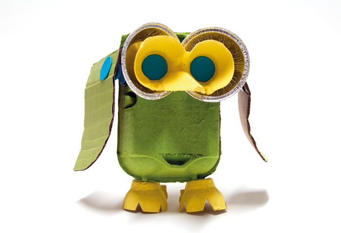 Makedo Egg Carton Owl