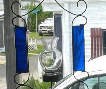 Copper Metal Window Plant Hanger