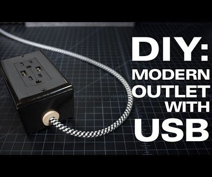Modern Extension Cord With USB