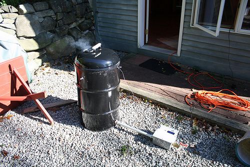 Homemade Drum Smoker