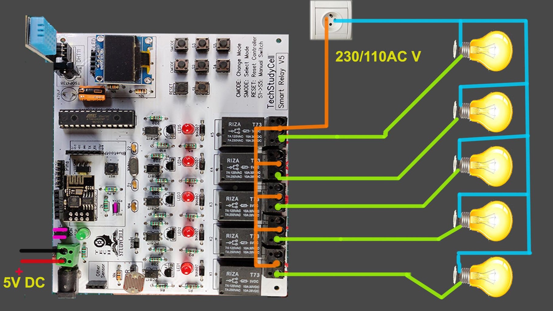 Home Automation Using Arduino and WiFi Module ESP01 | Arduino ESP8266 ...