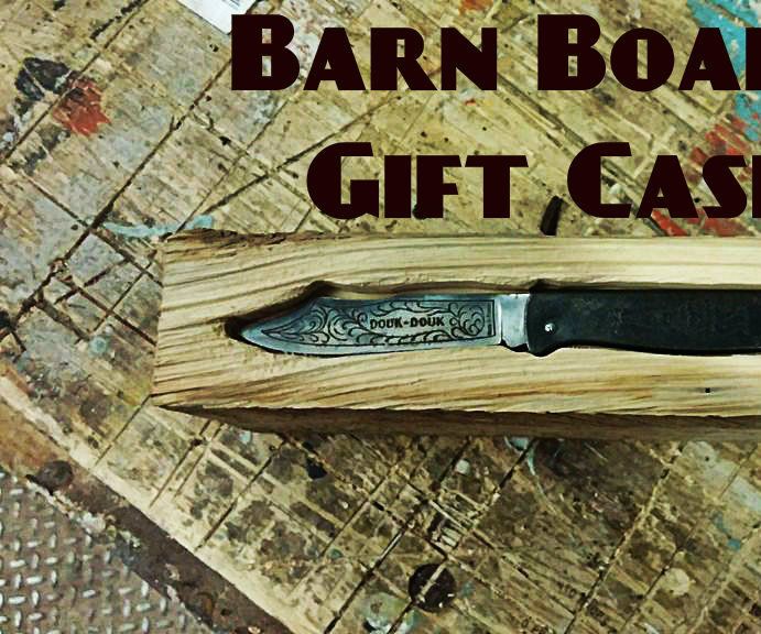 Simple Barn Board Gift Case 
