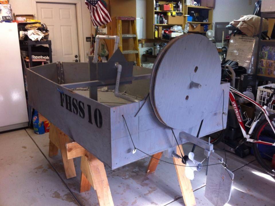 Hand-Crank Propellor Boat