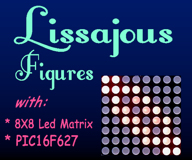 Lissajous Figures on 8X8 Led Matrix