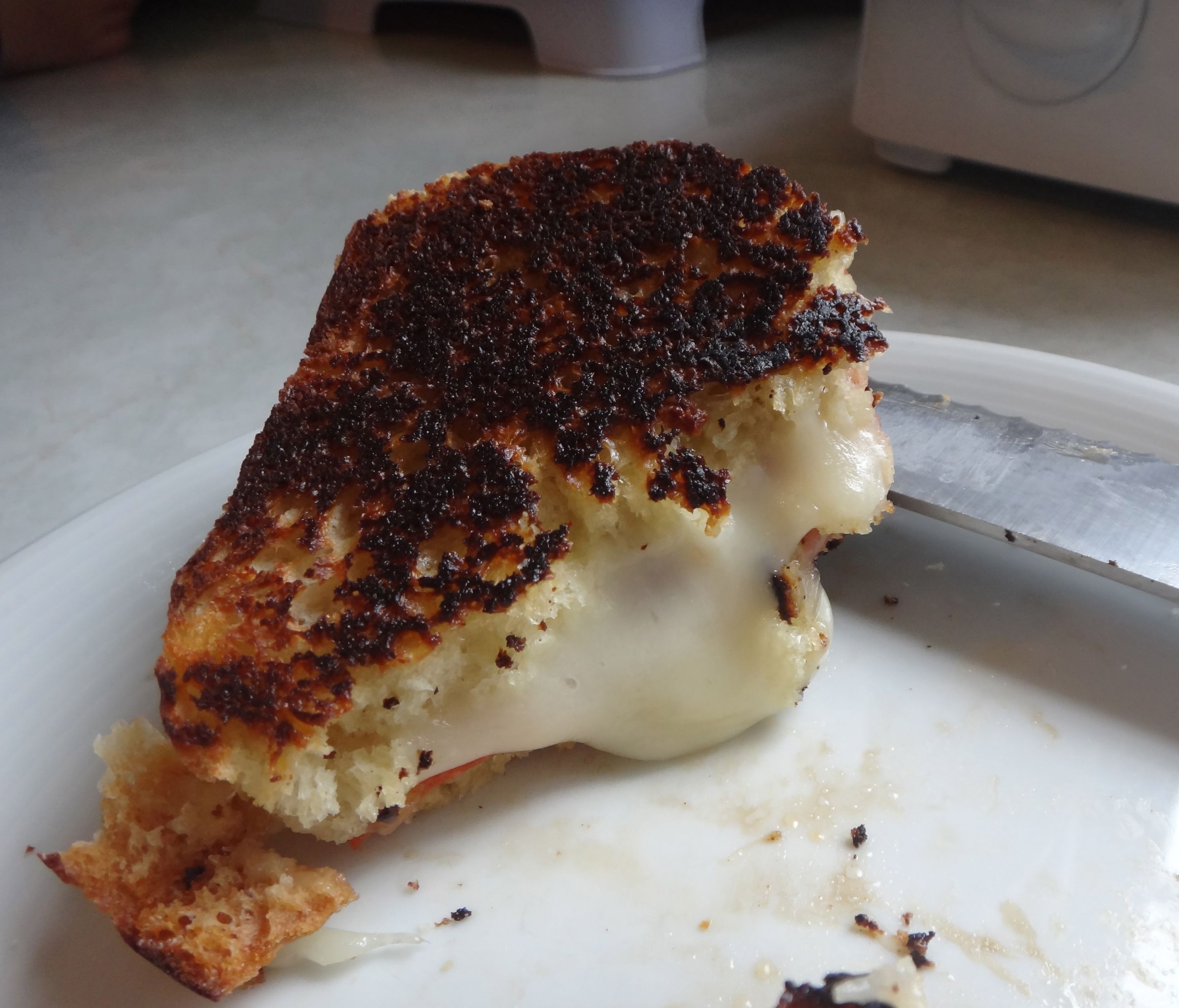 Pepperoni and Muenster Grilled Cheese Instructables