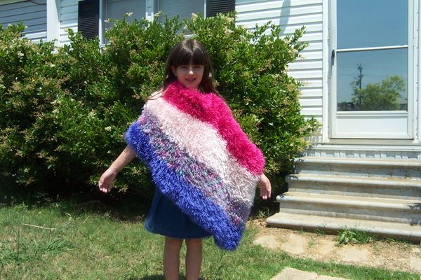 Fun Fur Poncho