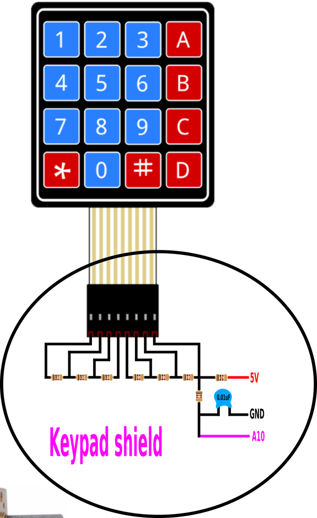 Arduino Line Follower Uses a 4x4 Keypad : 4 Steps - Instructables