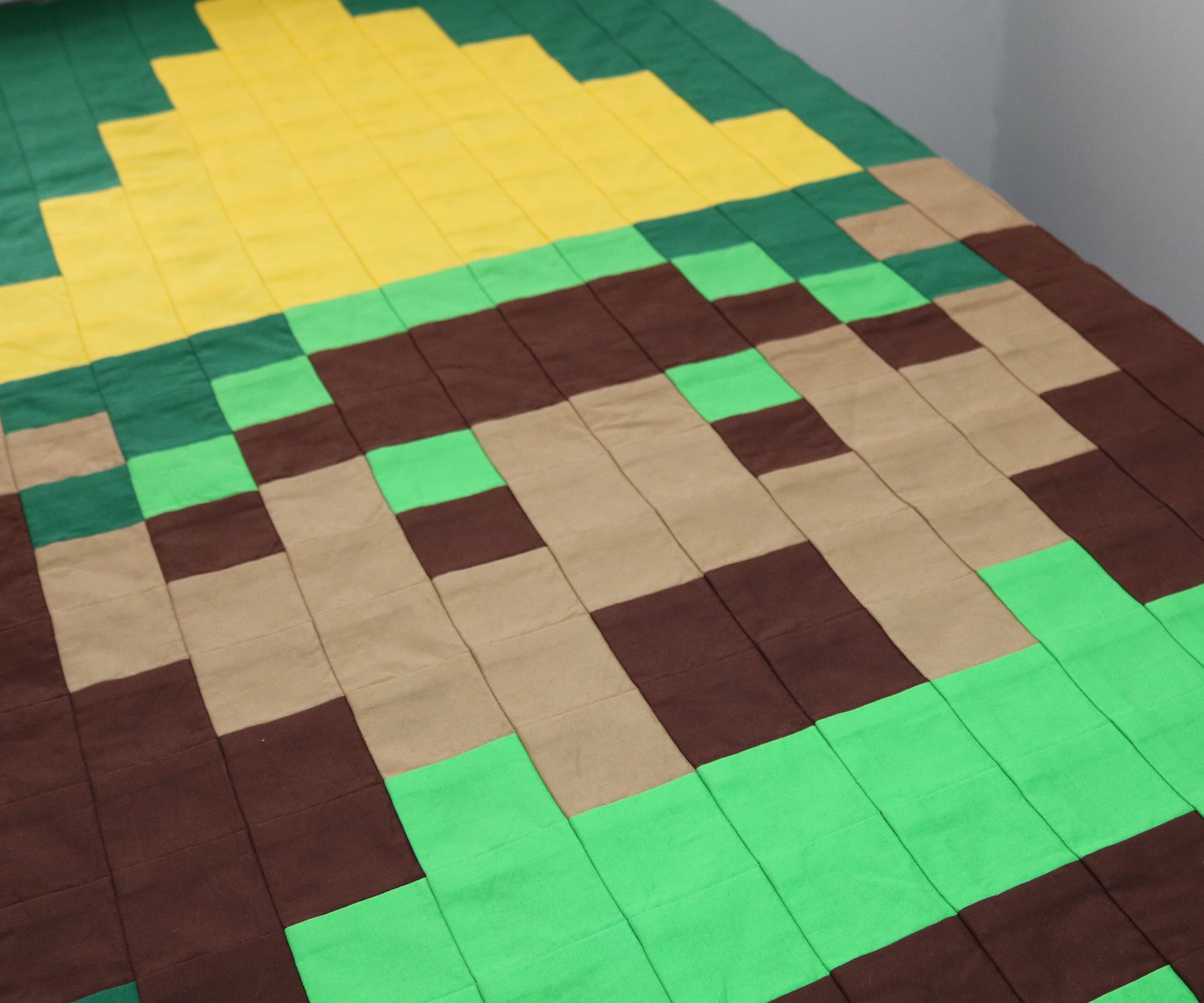 Easy Pixel Quilt Top