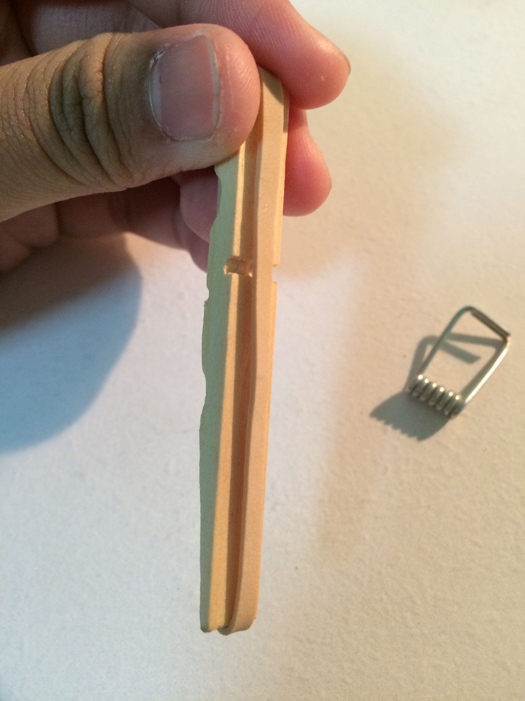 How to Make a Mini Clothespin Crossbow 7 Steps Instructables
