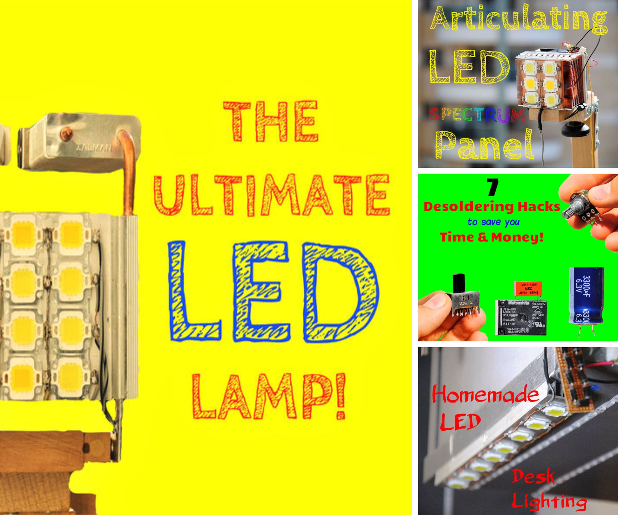 Best of My Electronics Projects & I'bles - Sorted by Awesomeness!!