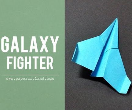 Galaxy Fighter Paper Plane