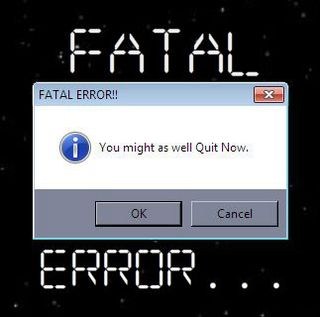 Scary Computer Error Messages