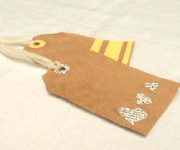 DIY Recycled Gift Tags