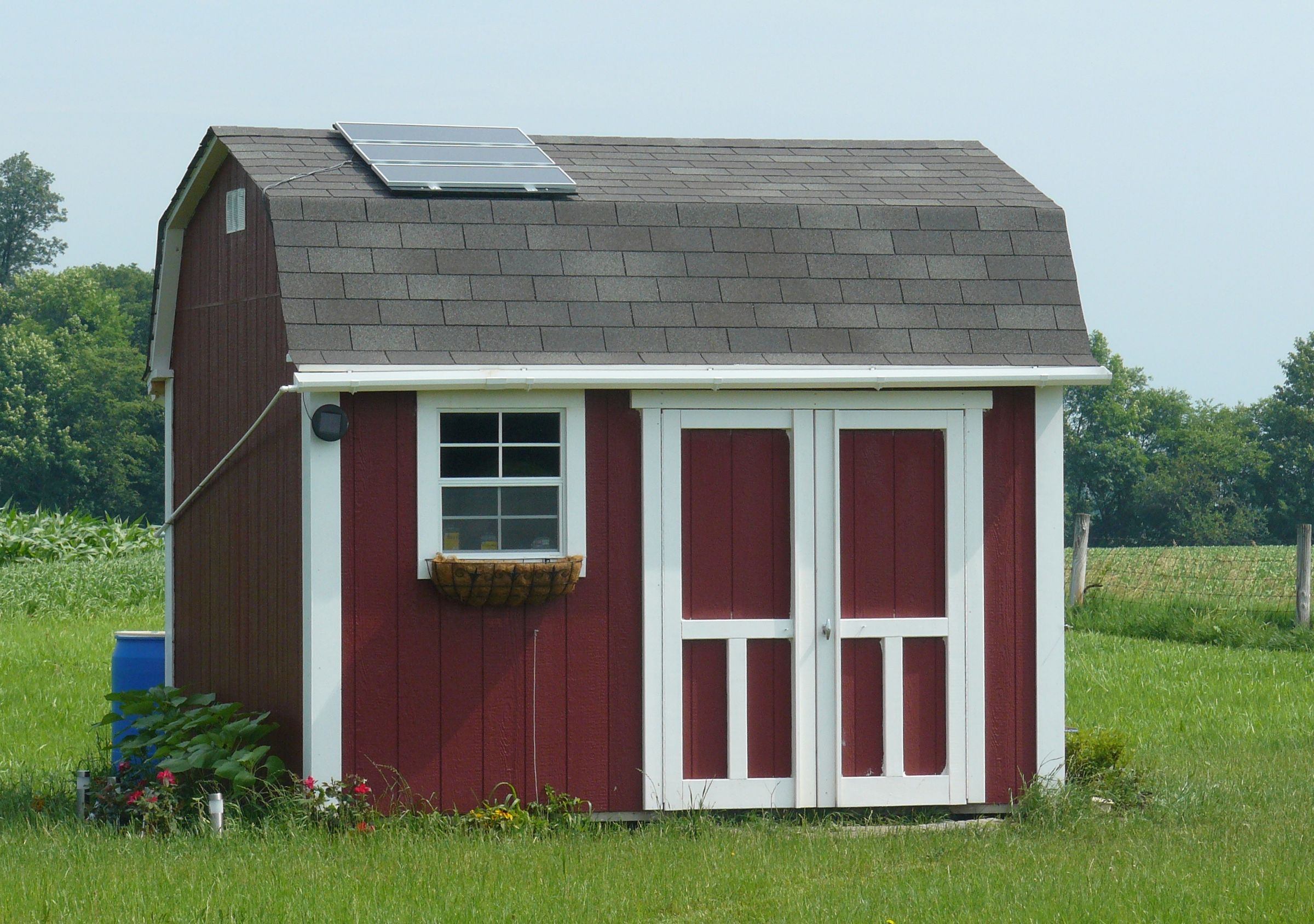 Redirect Water From a Raingutter to a Rain Barrel