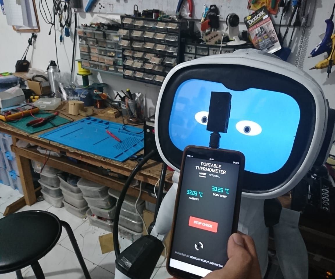 Use Smartphone As Non Contact Thermometer / Portable Thermometer
