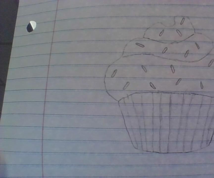 How to Draw a Cute Cupcake 