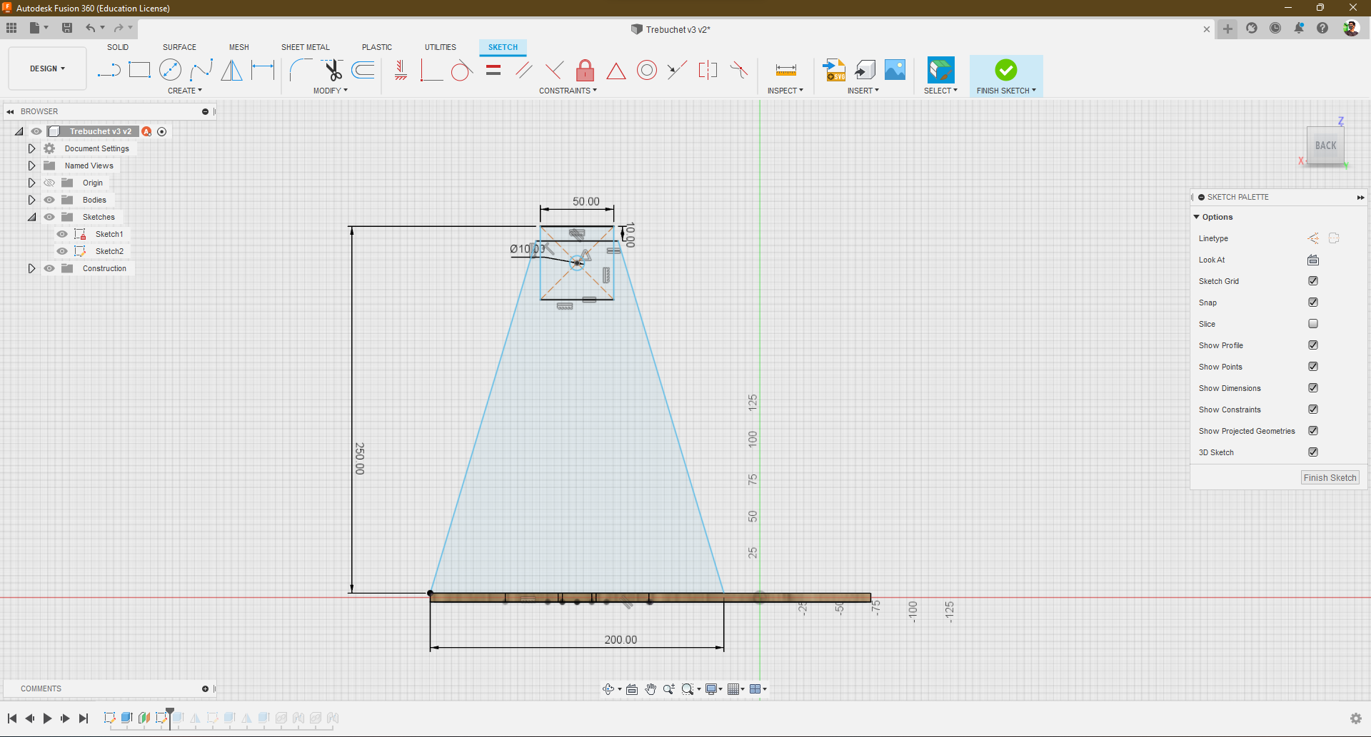 Trebuchet From Laser Cut Wood and 3D Prints. 6 Steps Instructables