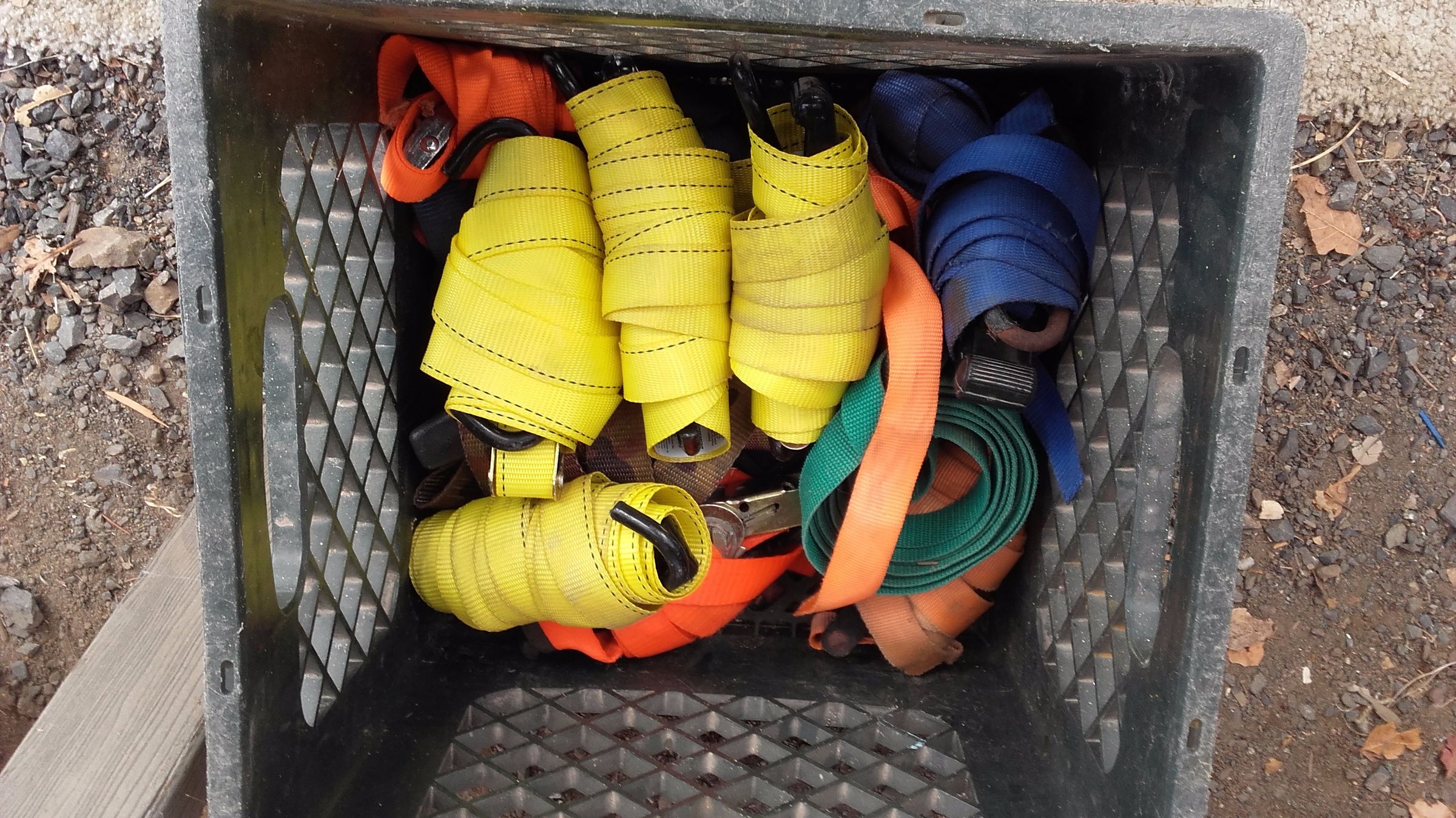 Storing Ratchet Straps Instructables