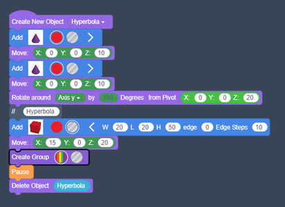 Generating a Hyperbola