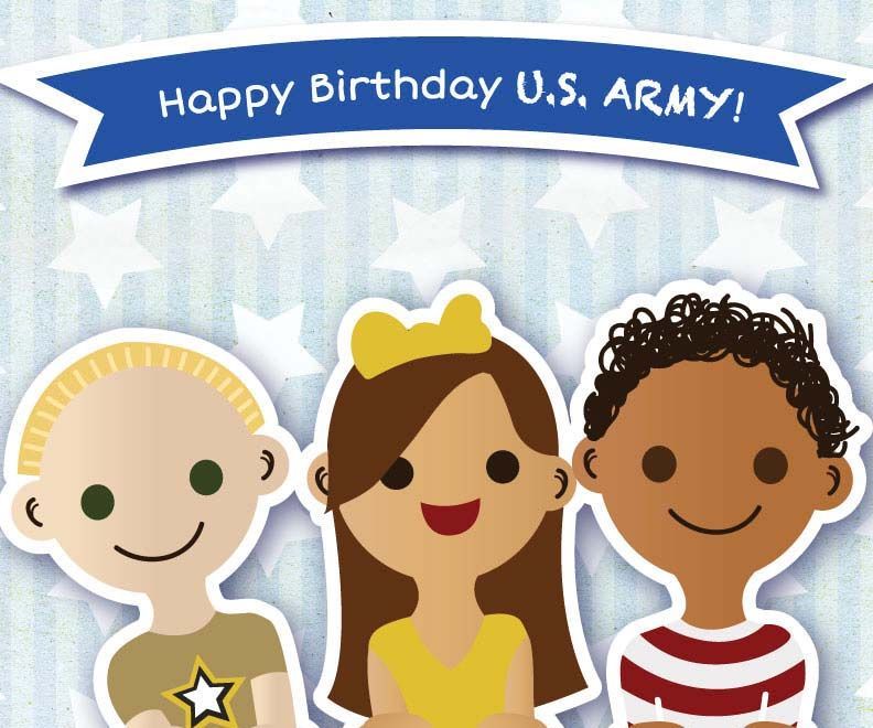 Do It Yourself ‘Happy Birthday U.S. Army!’ Sticker Activity