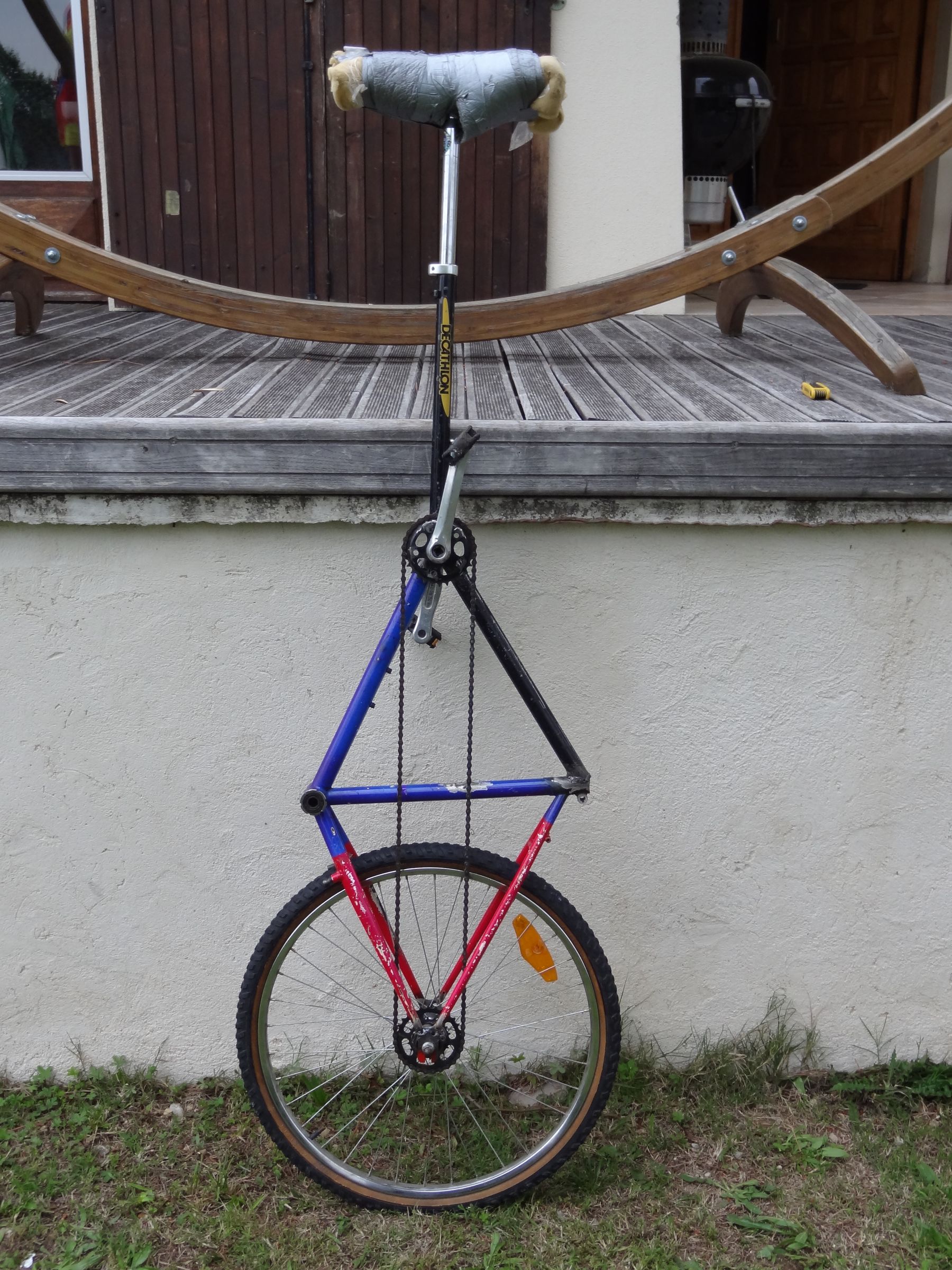 Giraffe unicycle (self-made)